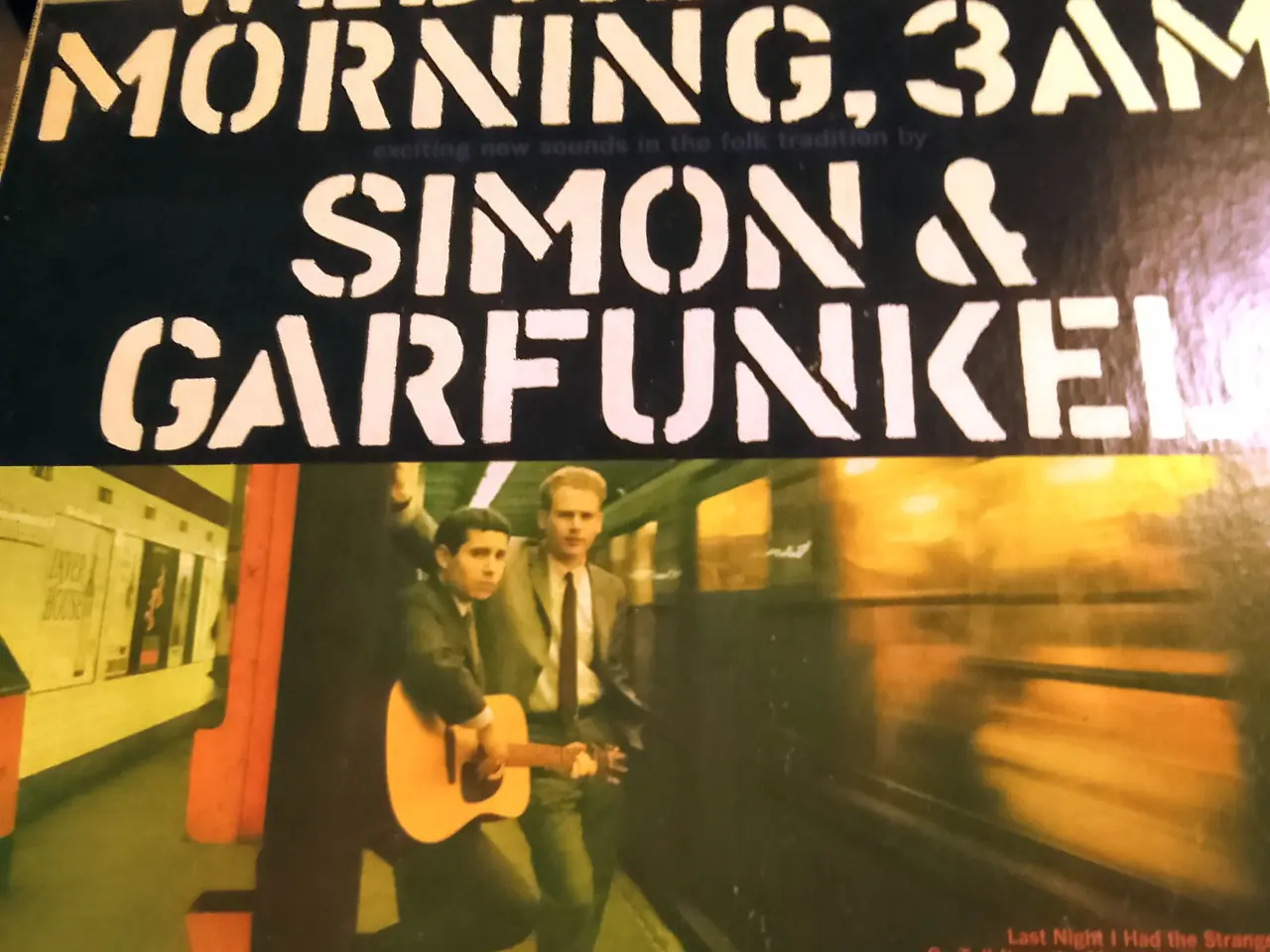 Billede 1 - Simon & Garfunkel: Wednesday morning, 3 AM. LP.