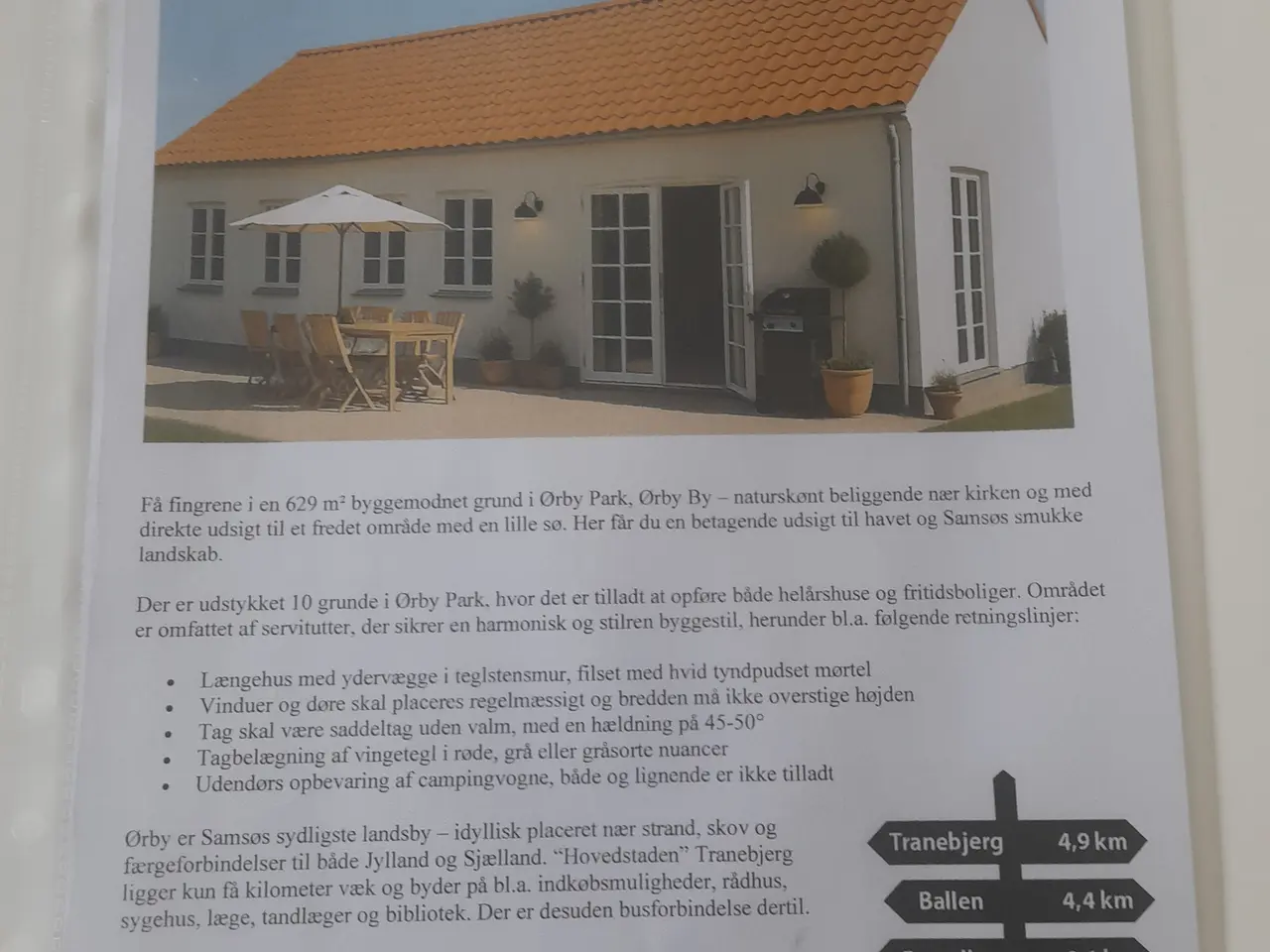 Billede 1 - Byggegrund samsø