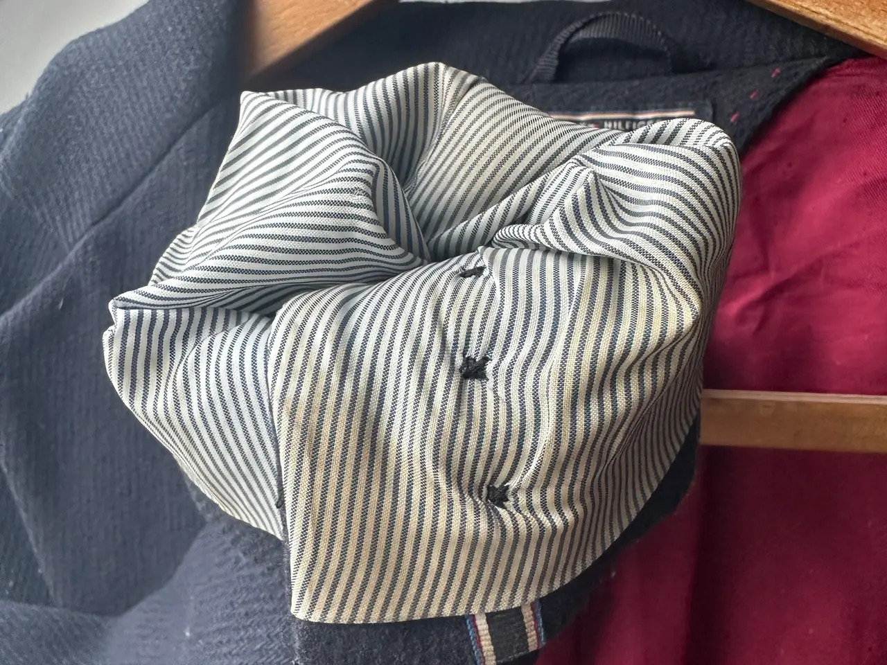 Billede 8 - Tommy Hilfiger uldfrakke lang mørkeblå