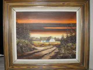 Maleri af kunstner Ziethen fra Jels.