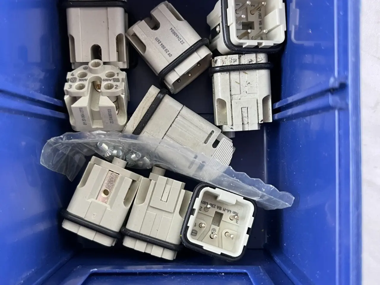 Billede 8 - Harting Han Q5/0-M-QL & Q5/0-F-QL Connectors parti