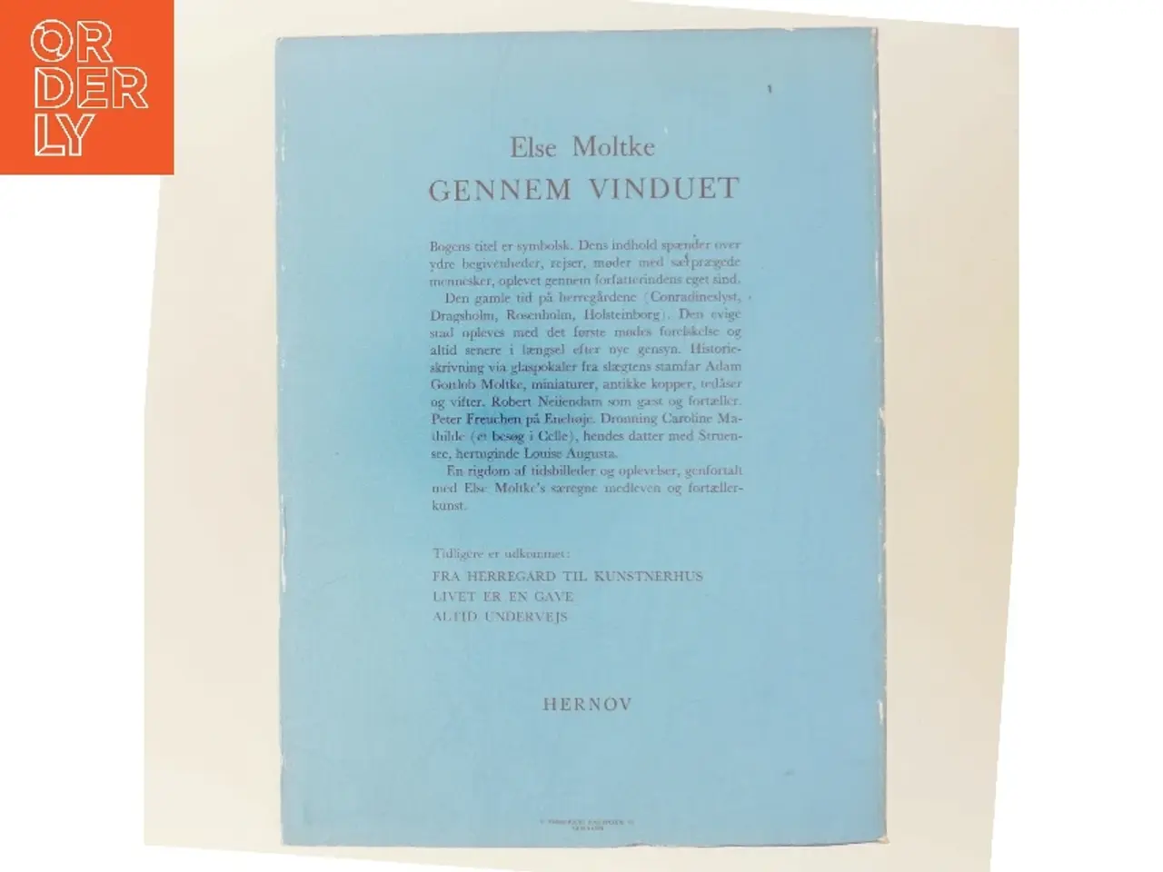 Billede 3 - Gennem Vinduet af Else Moltke (Bog)