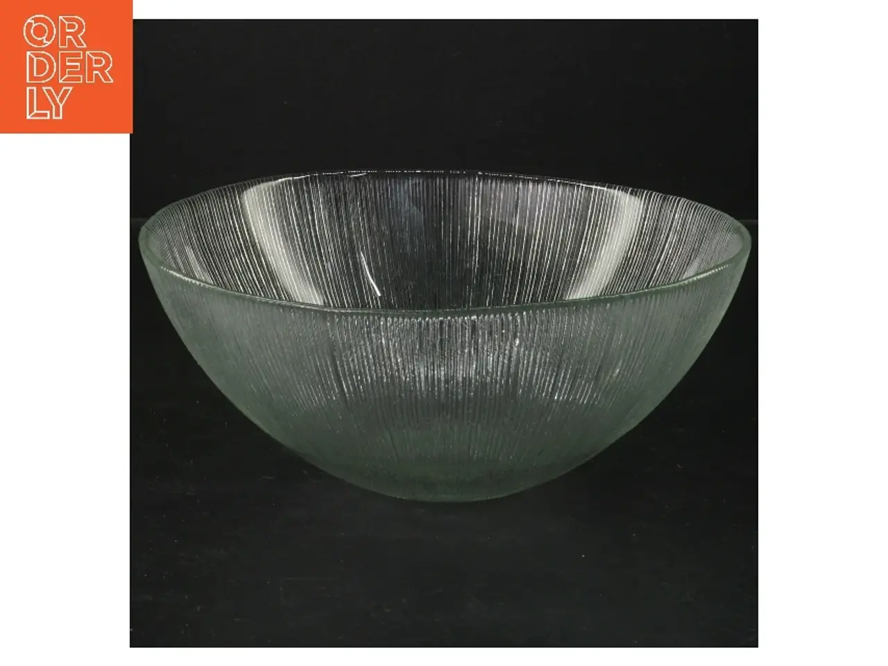 Billede 1 - Glas skål (str. 20x9 cm)