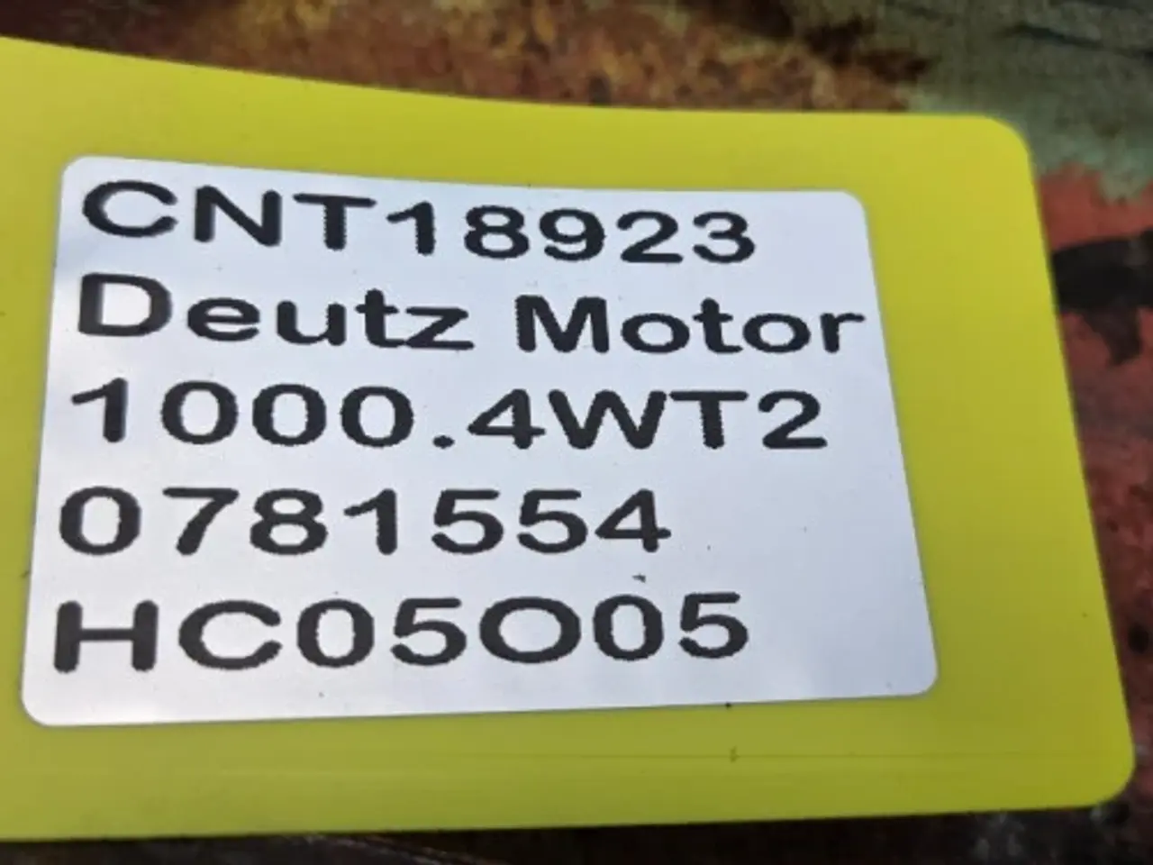 Billede 3 - Deutz 1000.4WT2 Køler Hus 0781554