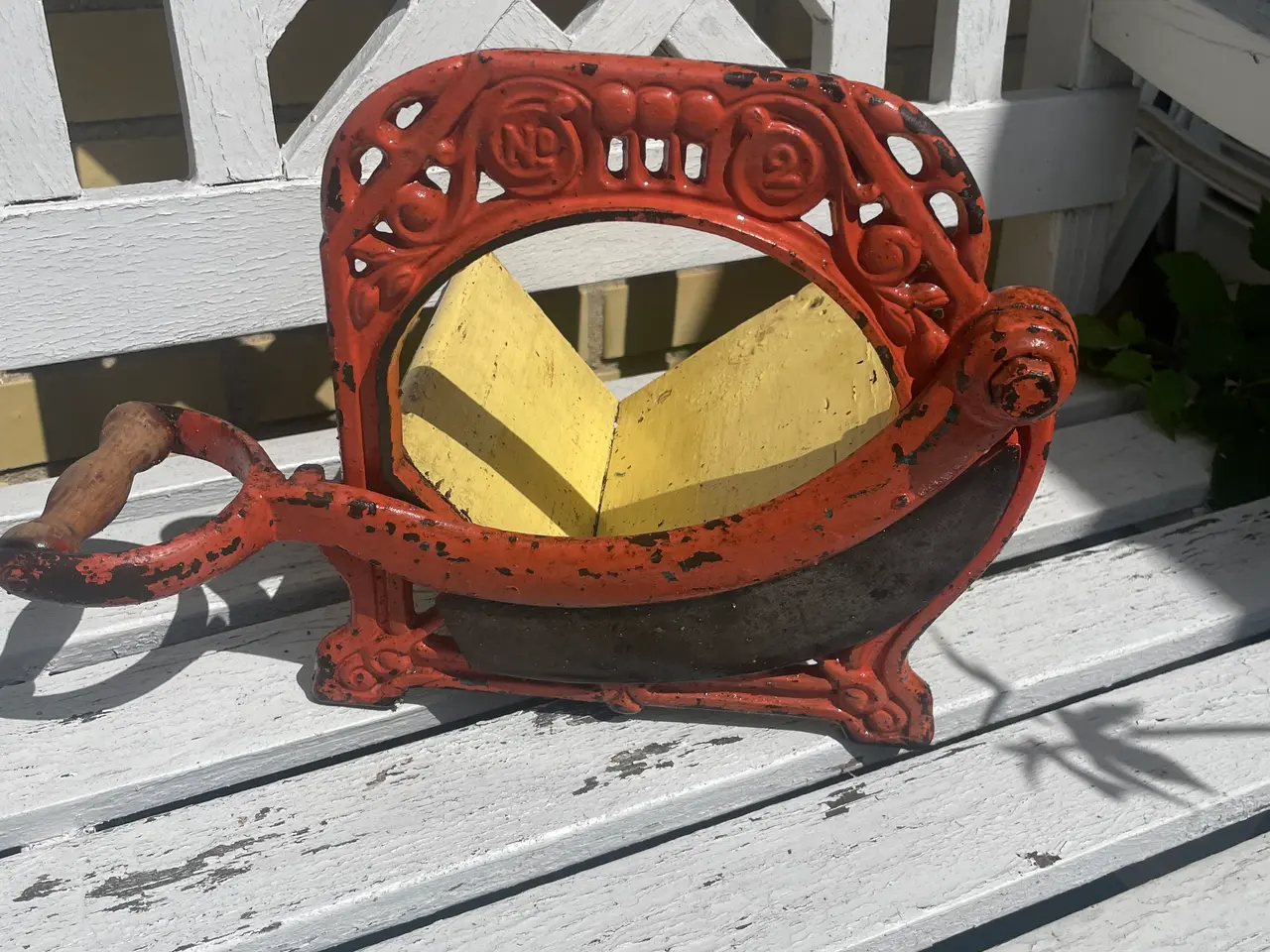 Billede 1 - Gammel brødmaskine brødskære