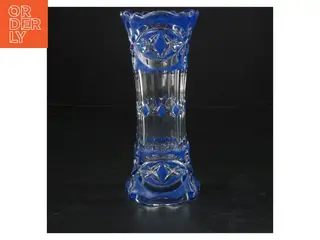 Dekorativ vase i glas (str. 18x7,5 cm)