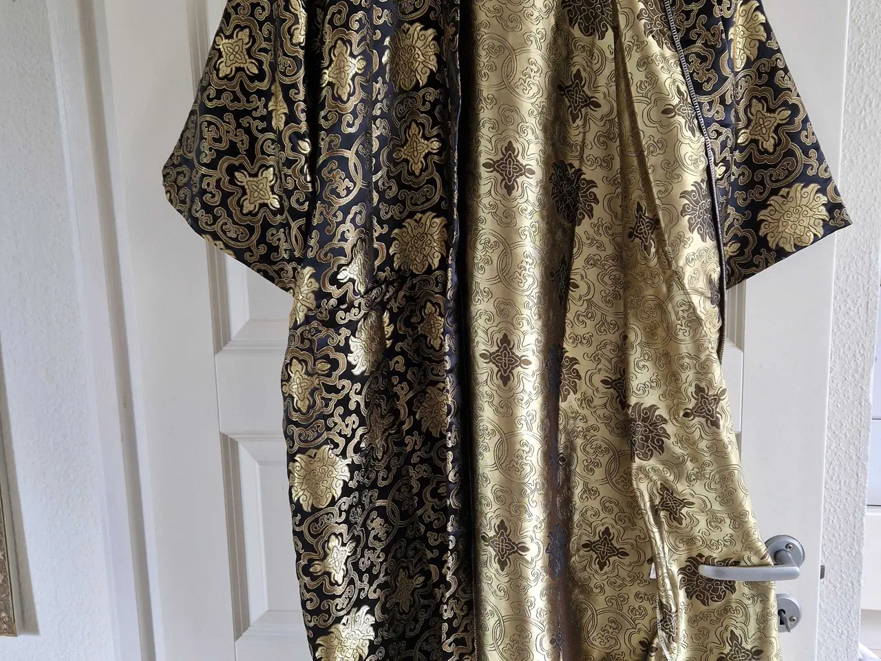 Billede 6 - Stor flot vintage silke kimono. Aldrig brugt 