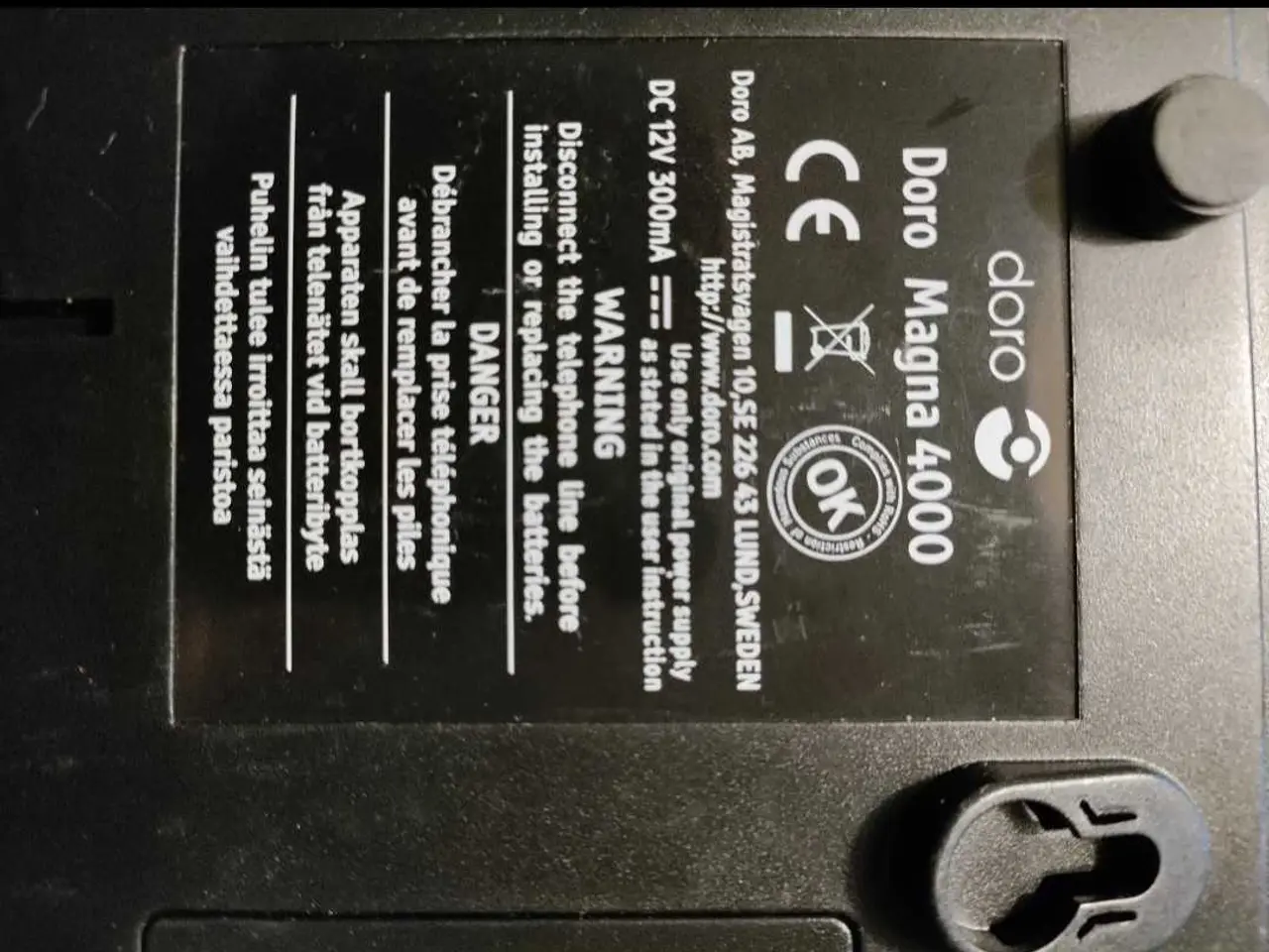 Billede 11 - Fastnettelefon Doro Magna 4000 til synshæmmede og