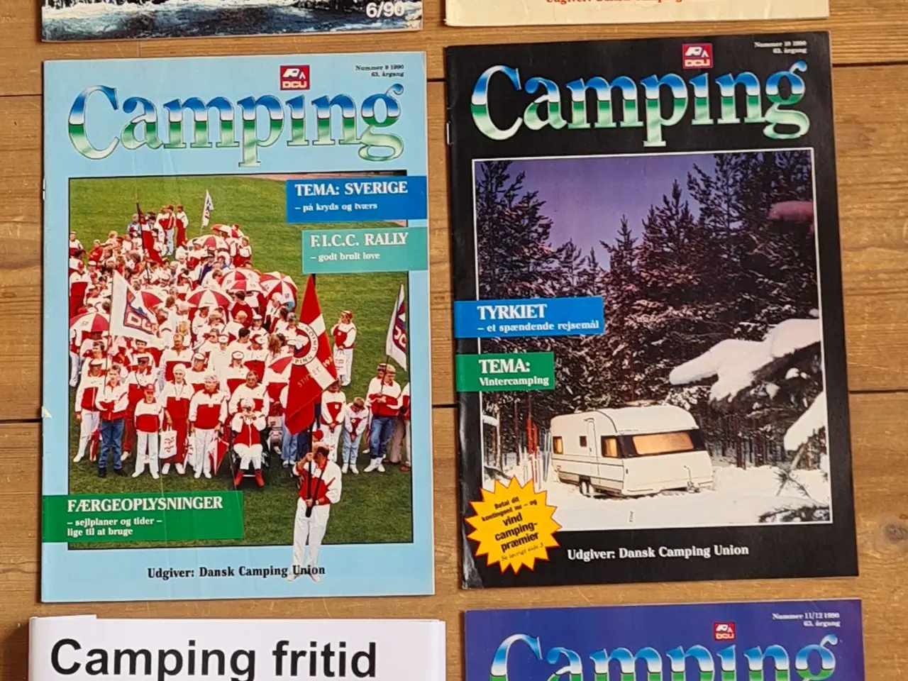 Billede 2 - Camping Fritid campingblade 1990 sæt med 10 blade