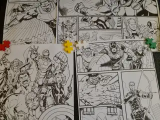 NYE Avengers tegninger