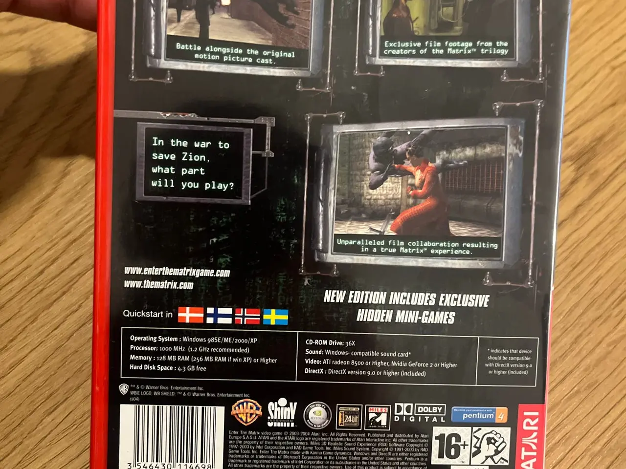 Billede 2 - Atari Enter the Matrix PC CD-ROM spil