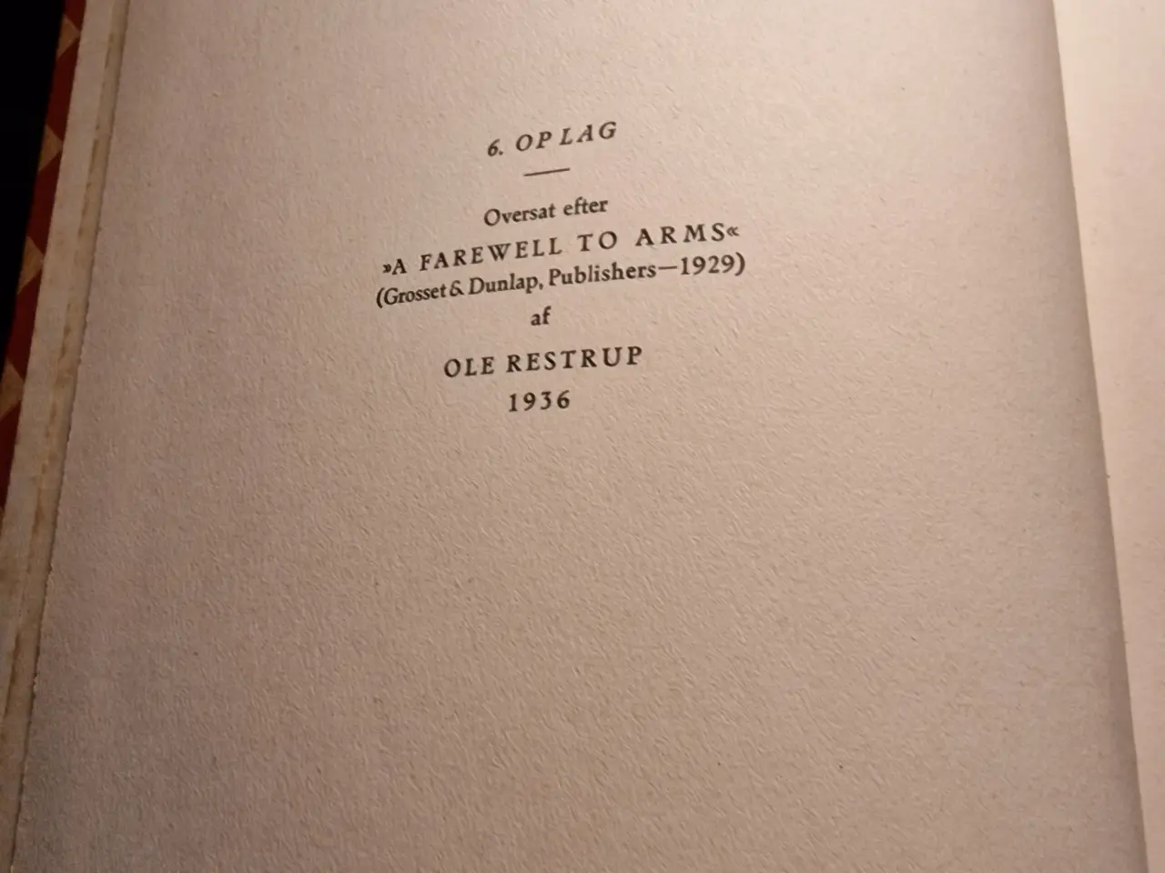 Billede 4 - Bog Ernest Hemingway