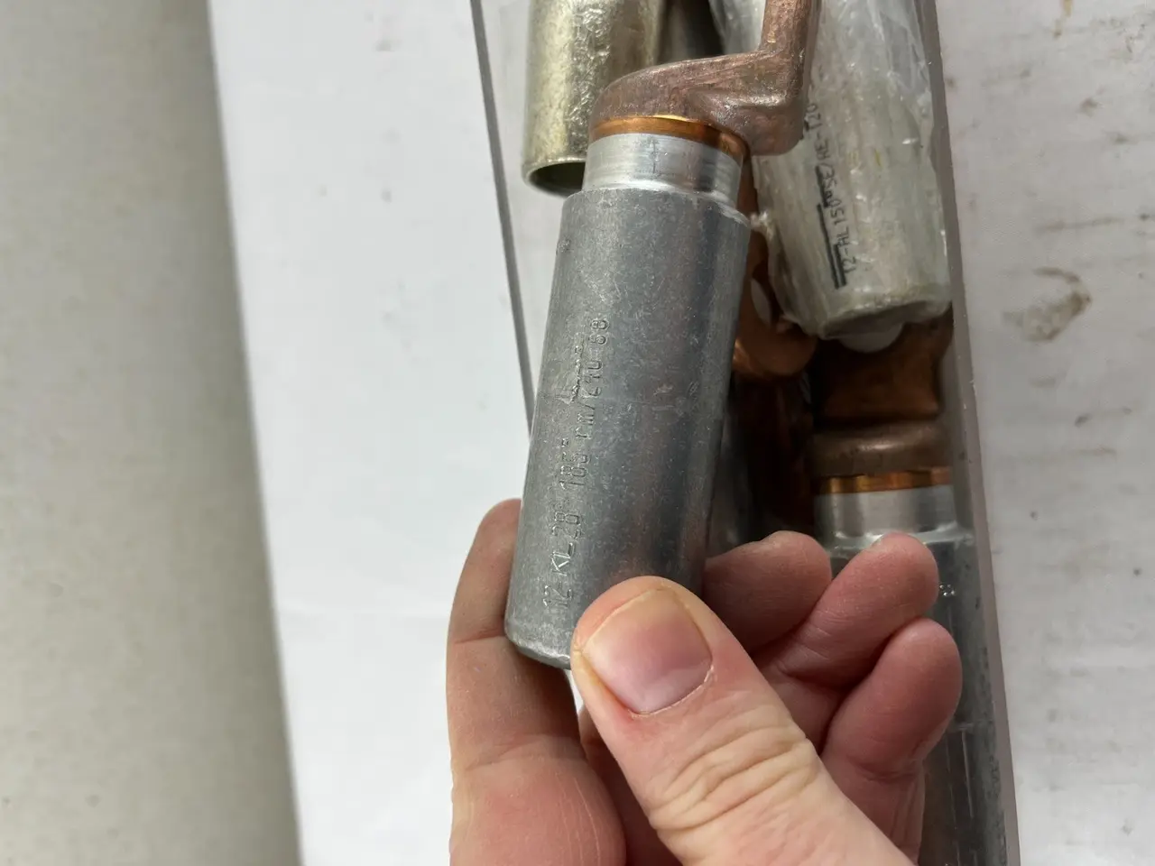 Billede 9 - Bimetallic kabel Lugs Al/Cu Crimp Type For 185 Mm²