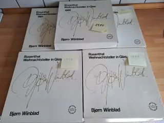 Bjørn Wiinblads glas platter.