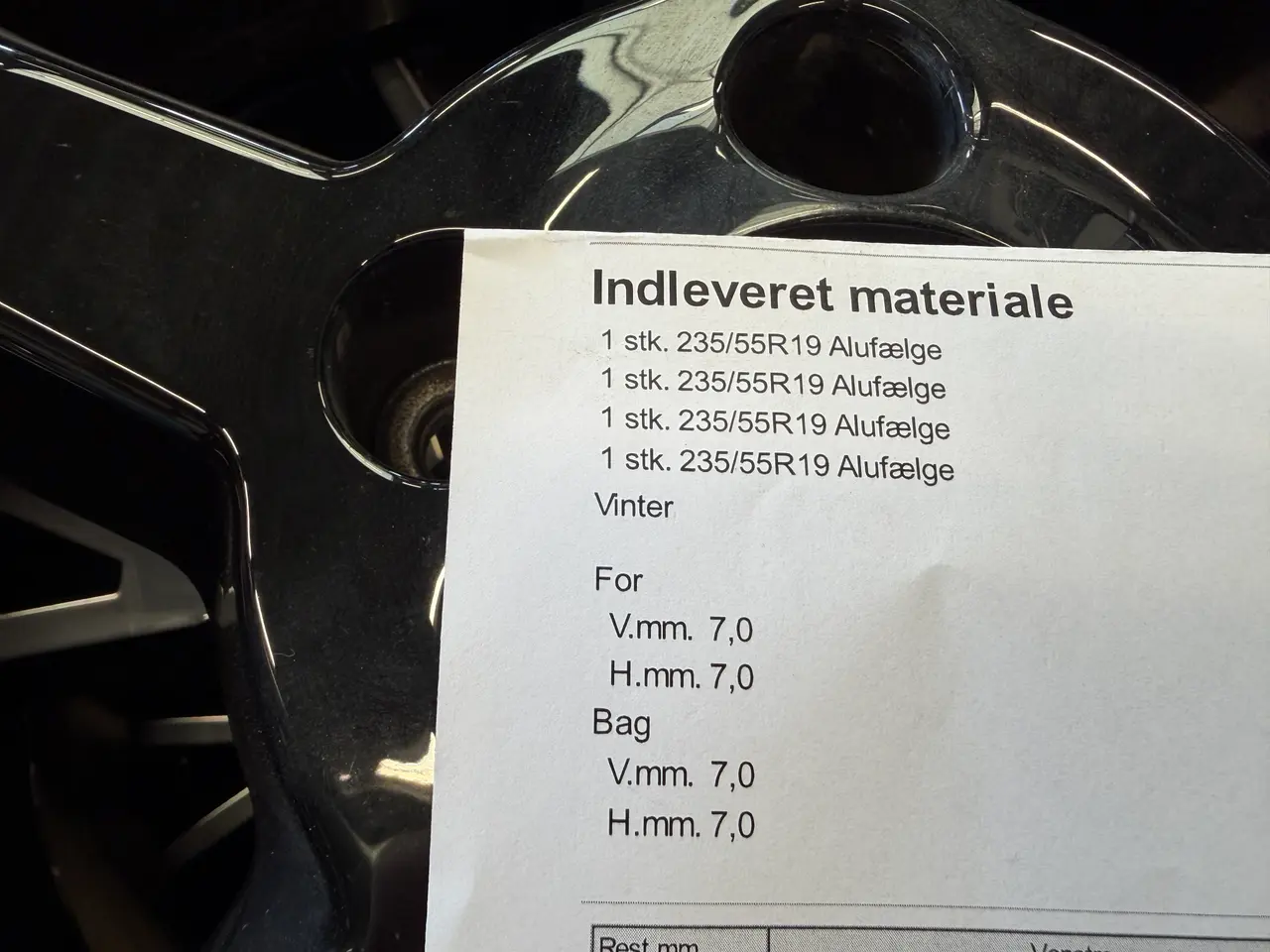 Billede 6 - Orig. Nissan Ariya vinterdæk 19” alufælge