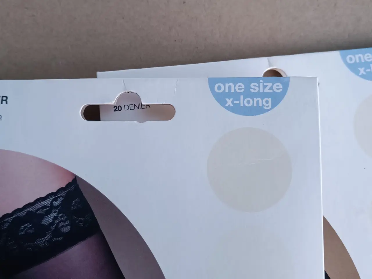 Billede 2 - Nylonstrømper stay-ups, Ambre