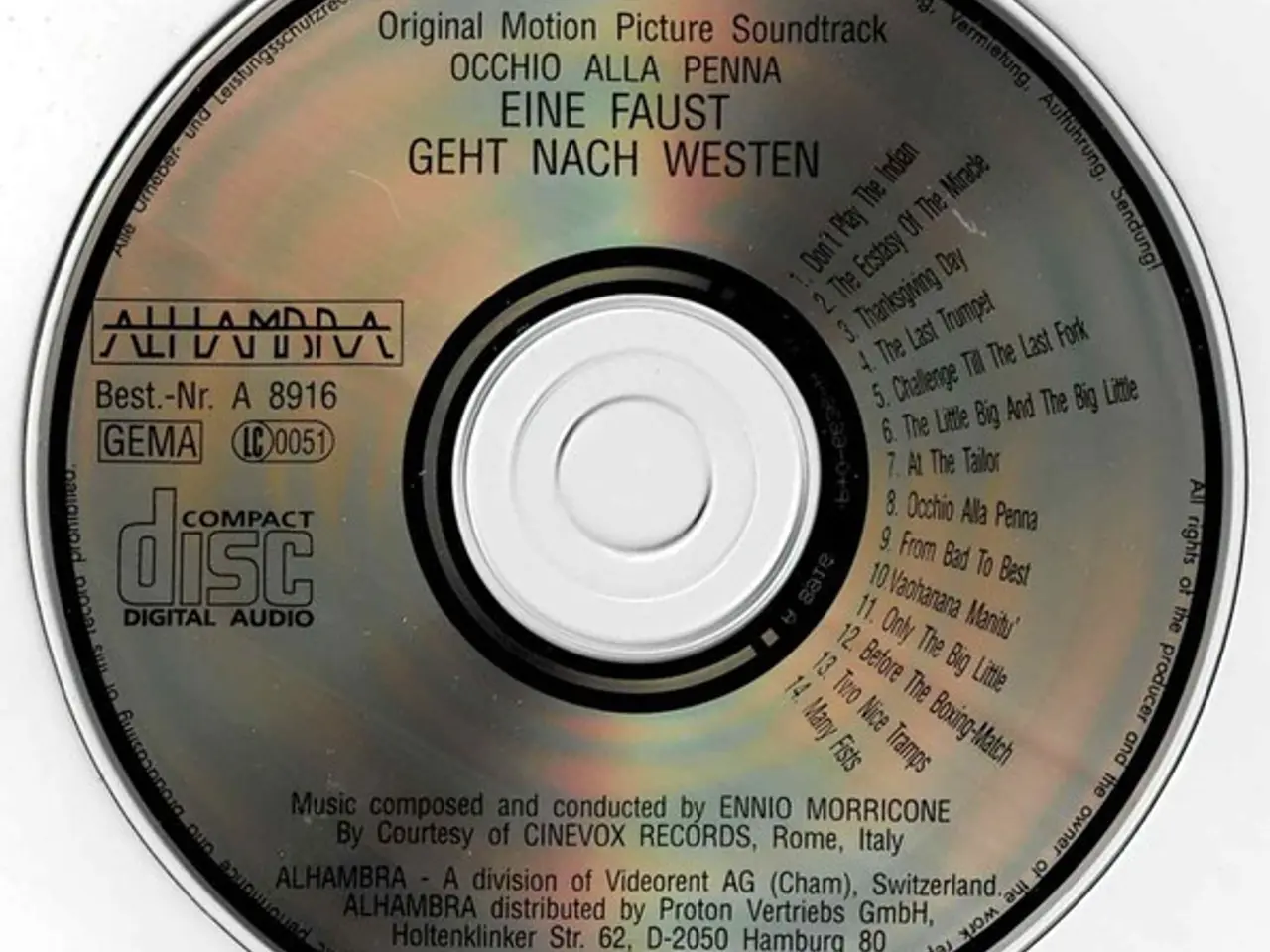 Billede 6 - Ennio Morricone – Occhio Alla Penna = Eine… – CD