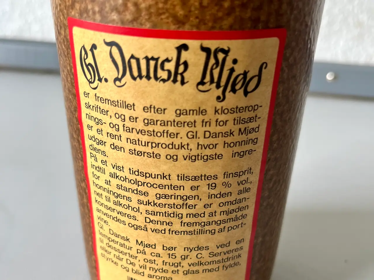 Billede 2 - Gl dansk mjød