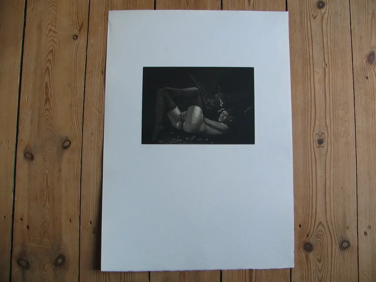 Billede 1 - Jørgen Boberg 1940-2009. Radering 25/150