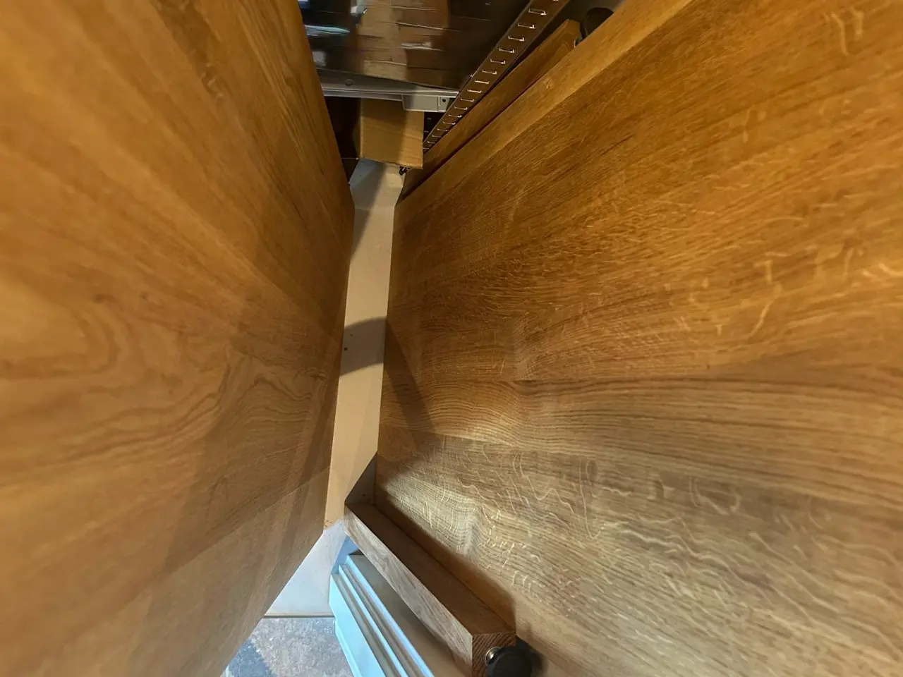 Billede 4 - Massiv Eg - Ø 120 + 2 plader 