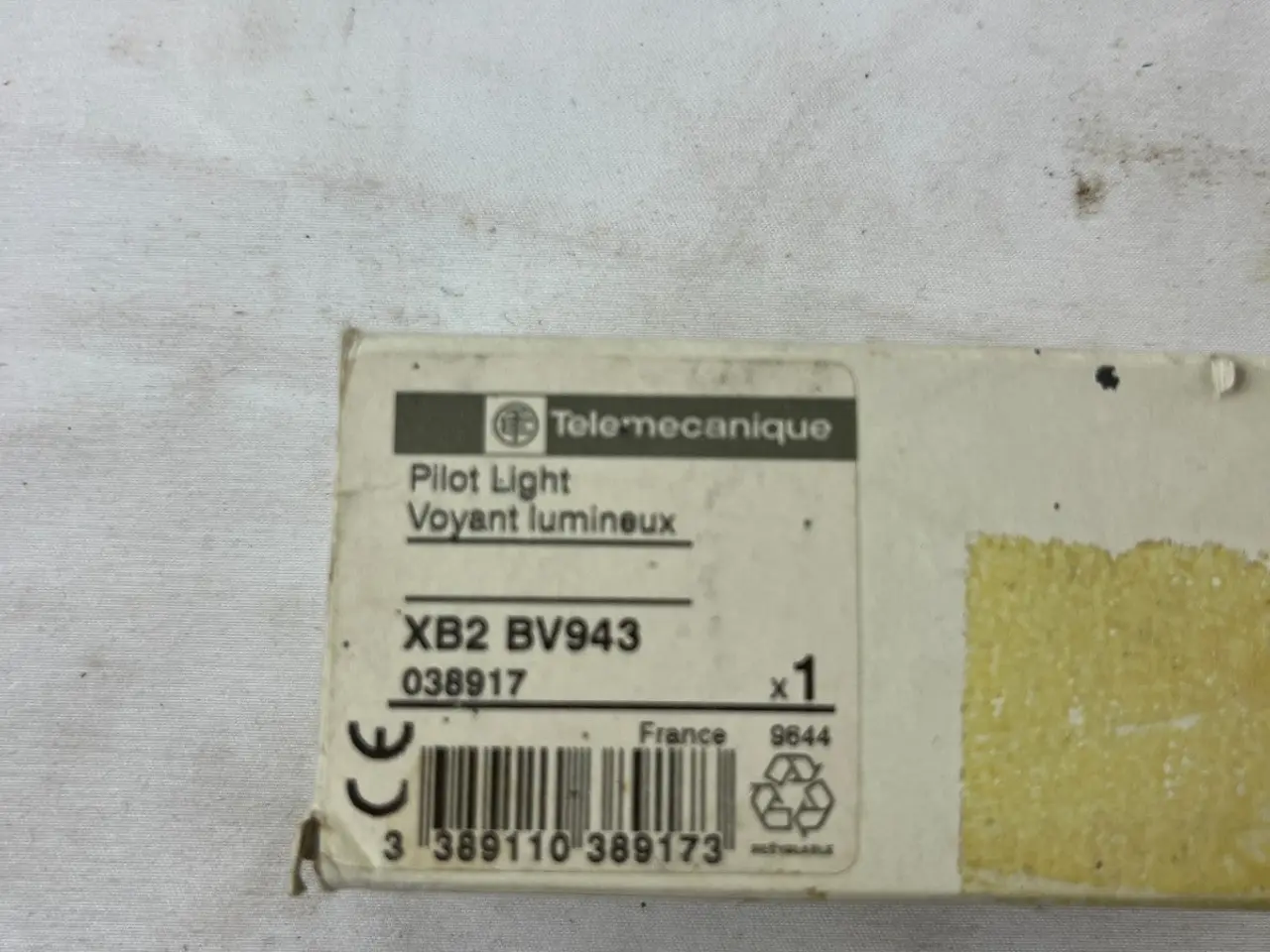 Billede 3 - Telemecanique XB2 BV943 Green Pilot Light 220-240V