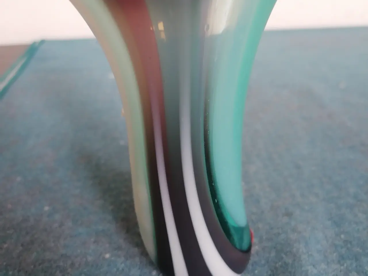 Billede 1 - Smuk Lille Glasfust Vase fra Aida Glas