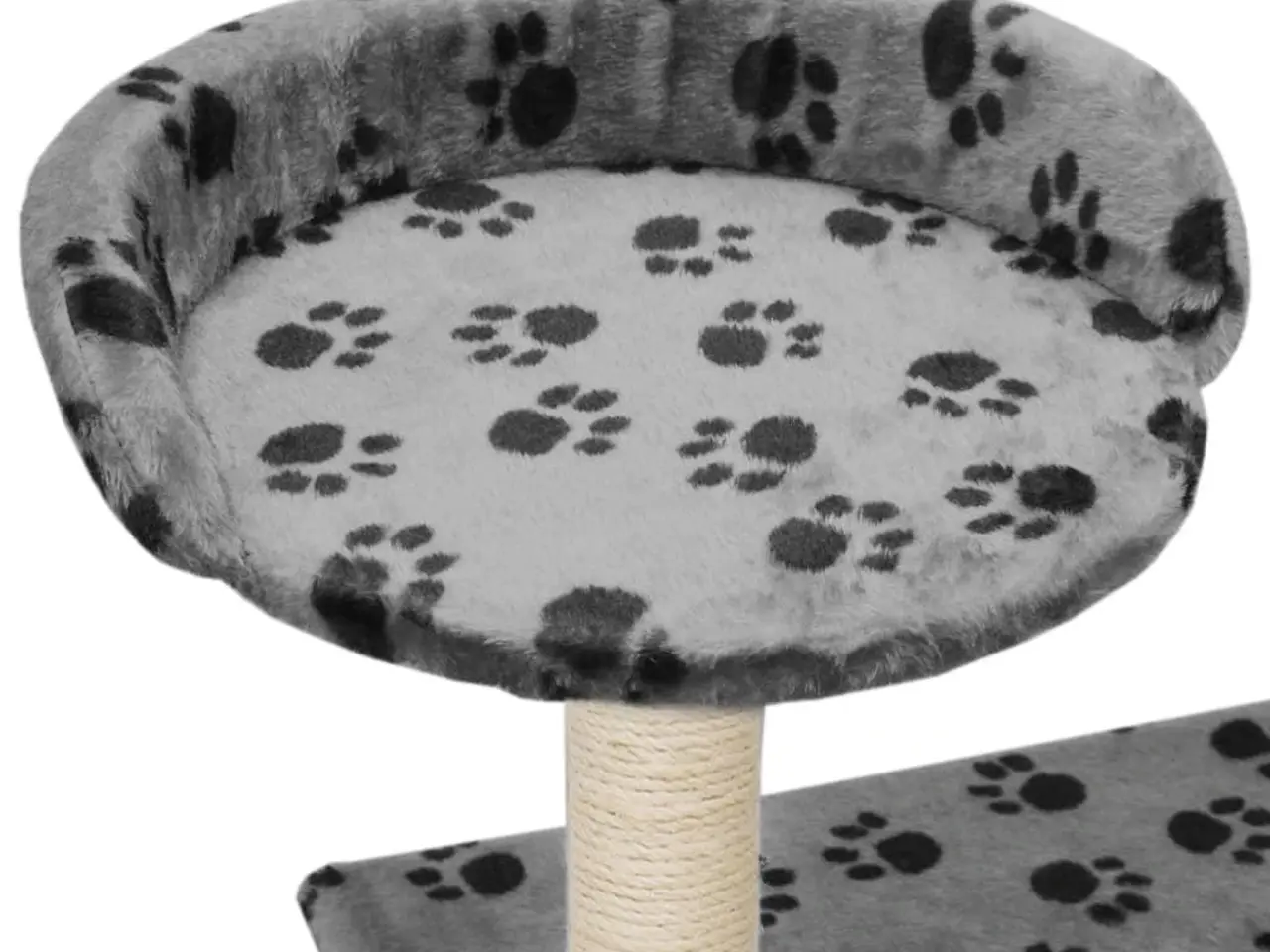 Billede 6 - Kradsetræ med sisal - 95 cm, grå med poteaftryk