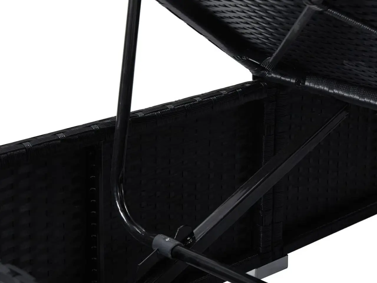 Billede 9 - Liggestole 3 dele med tebord polyrattan sort