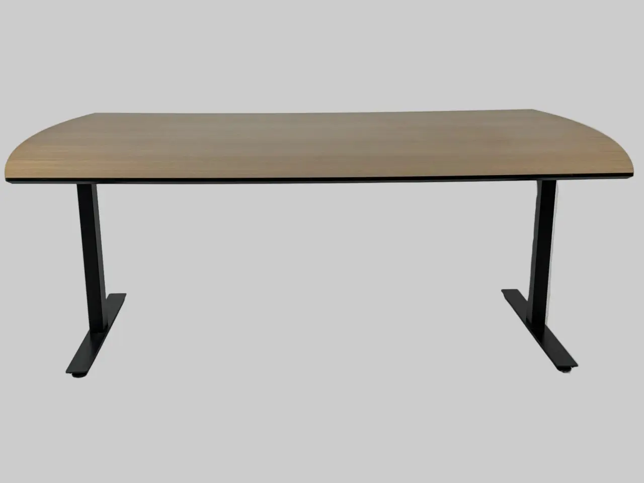 Billede 3 - Dencon Delta Bord – Natur/Sort Stel 200x100x74 cm