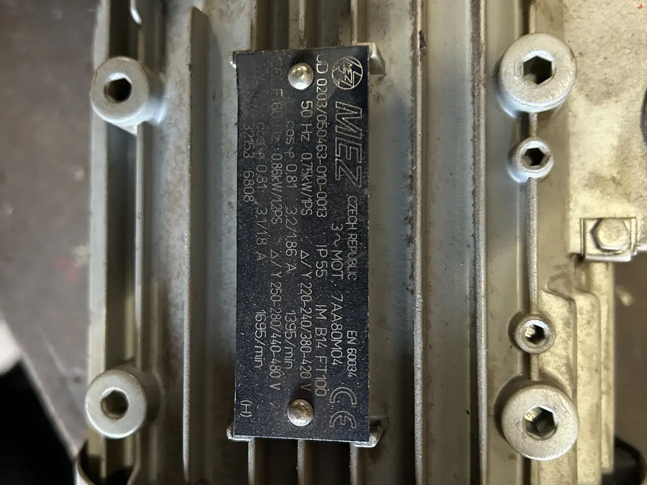 Billede 1 - 0.75 Kw MEZ elmotor
