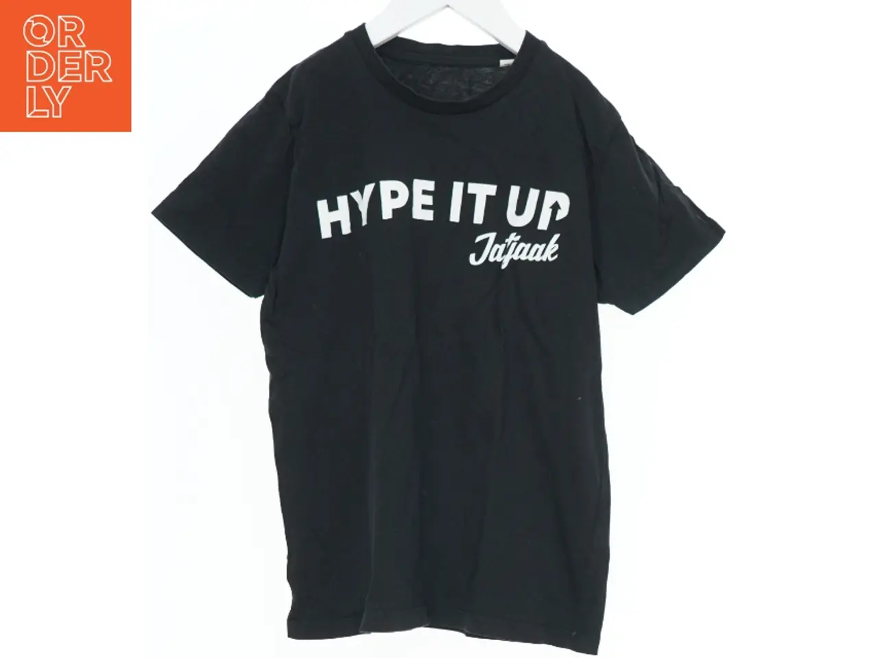 Billede 1 - Maxsa Sort T-shirt med print (str. 134)