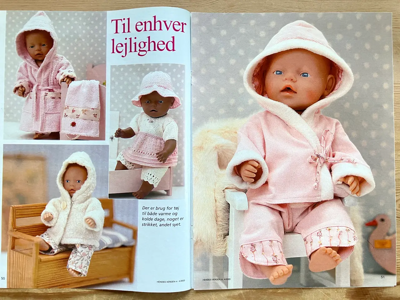 Billede 2 - Strik og sy til Baby Born og Mini Baby Born