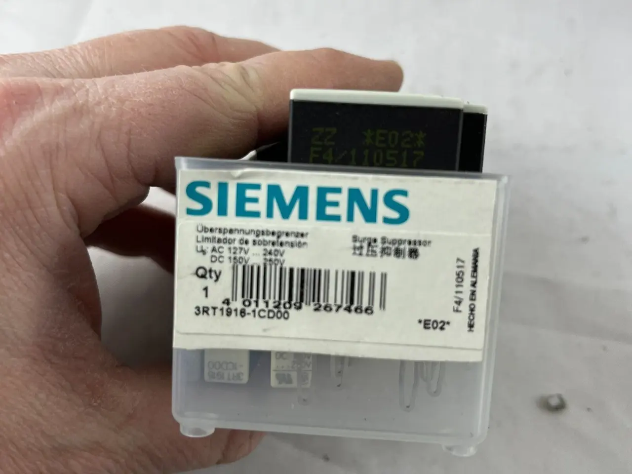 Billede 2 - 10x Siemens 3RT1916-1CD00 Surge Suppressor RC V AC