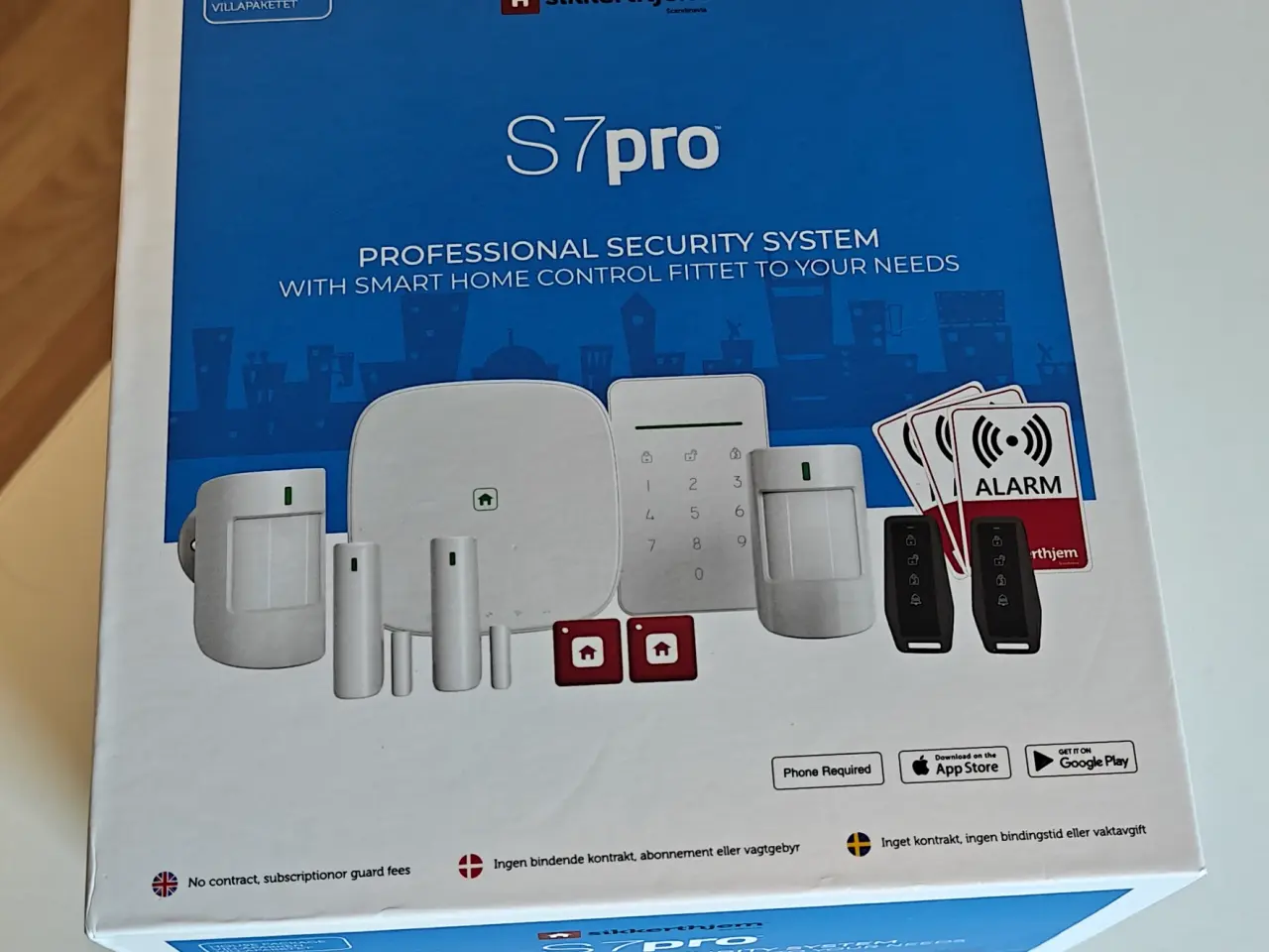 Billede 1 - Sikkerthjem S7pro alarmsystem Villapakken