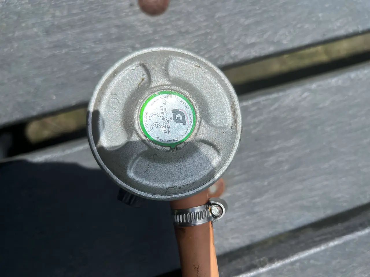 Billede 3 - Gasregulator med slange