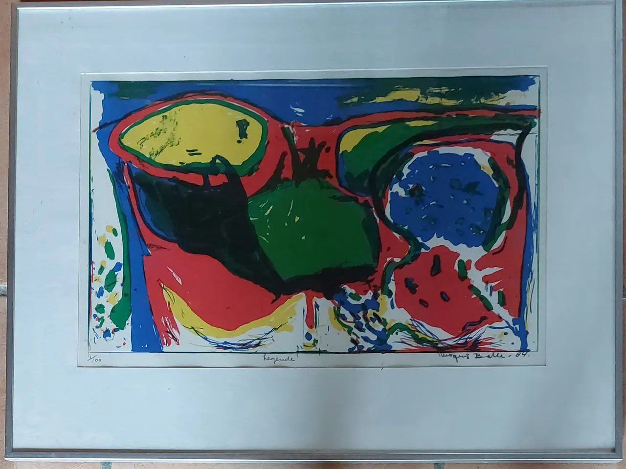 Billede 2 - MOGENS BALLE - " LEGENDE " - original LITOGRAFI