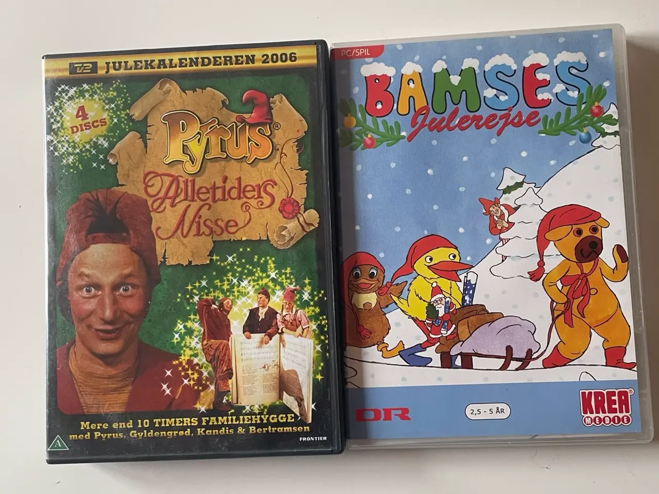 Billede 1 - Julefilm med Pyrus og Bamse. 