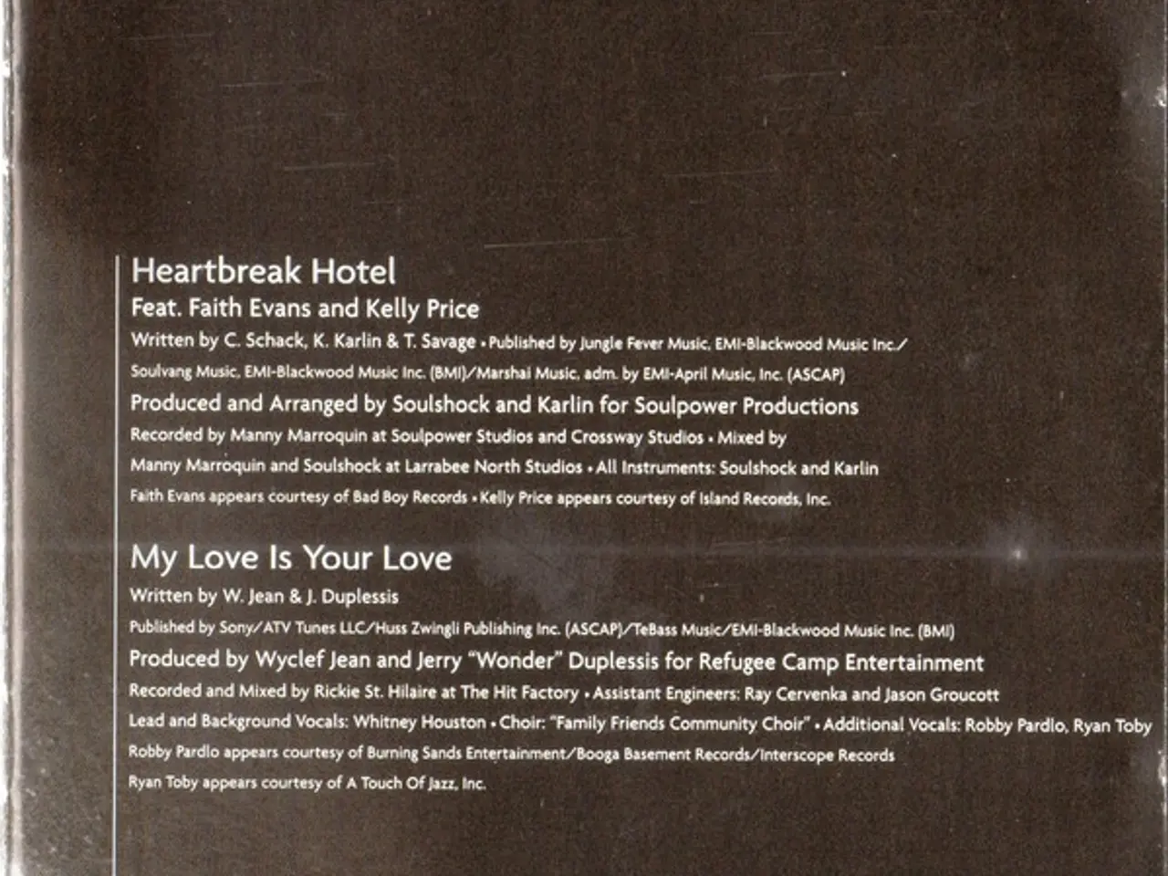 Billede 6 - Whitney Houston – My Love Is Your Love – 2CD