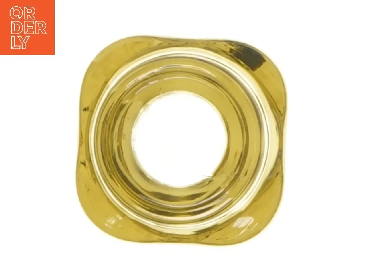 Billede 2 - Lysestage i glas (str. 5,5x5 cm)