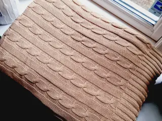 Ralph Lauren cable knit tæppe 178cm x 127cm