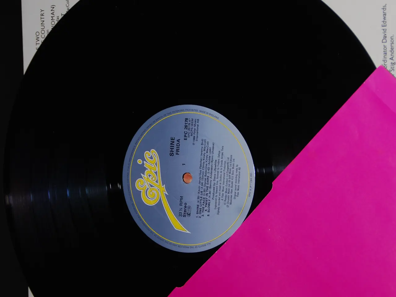 Billede 4 - Vinylplade med FRIDA