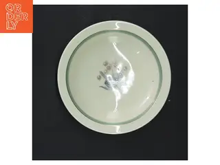 Hjertegræs stel. Porcelænsfad med blomstermotiv fra Royal Copenhagen (str. 13x3 cm)