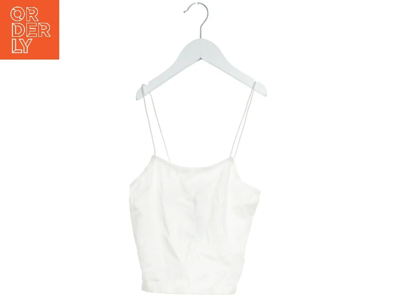 Billede 1 - Hvid top med stropper fra Zara (str. S)