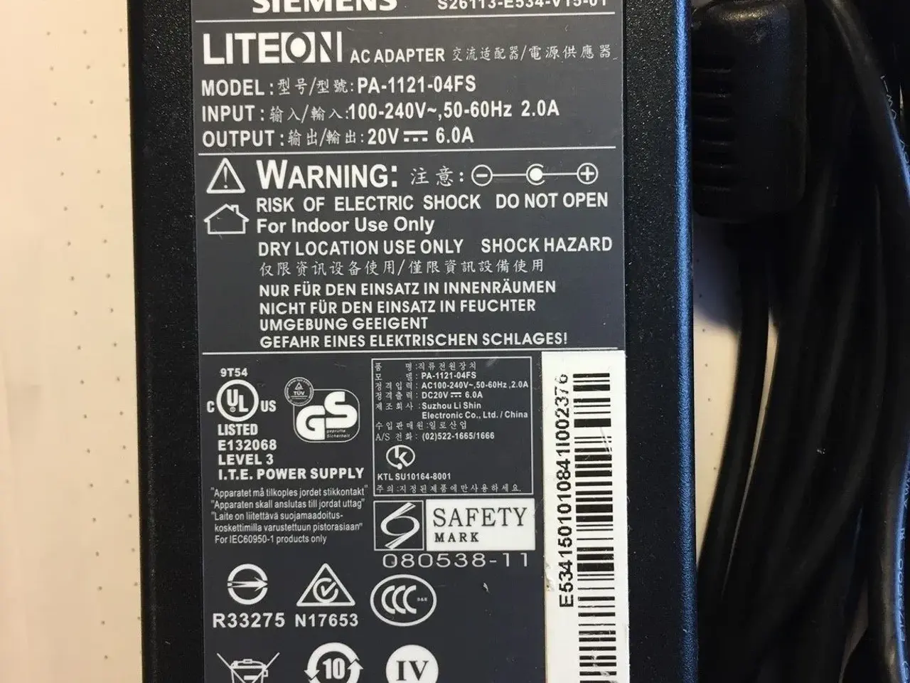 Billede 12 - AC adapter/notebook oplader