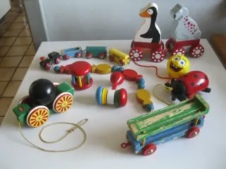 gammelt trælegetøj brio m.m.