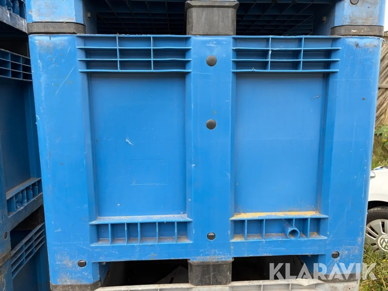 Billede 3 - Stabelbare plast-pallebokse 3 styk.