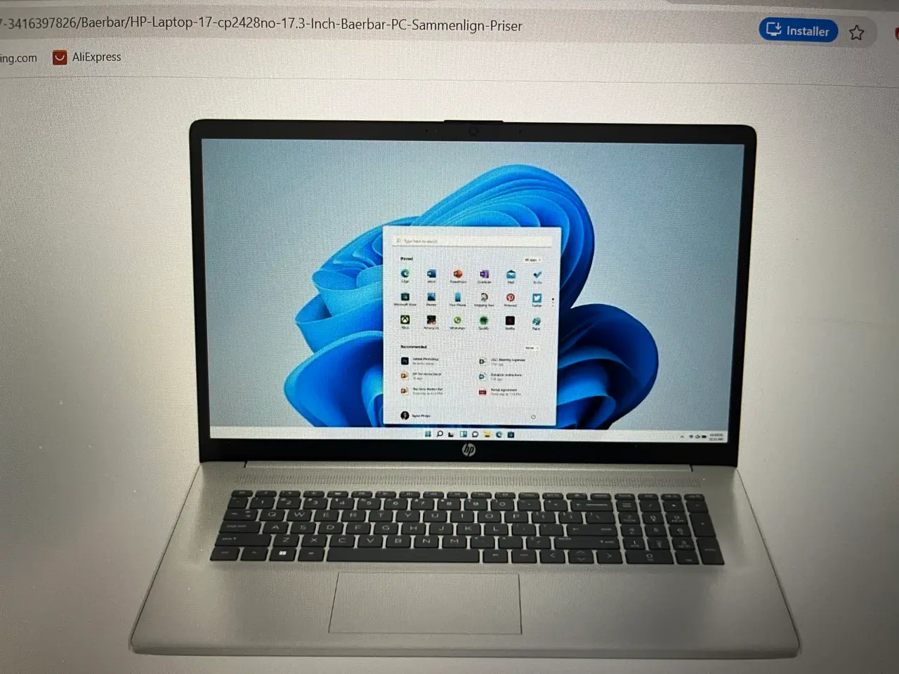Billede 1 - Hp Laptop CN3008 ND