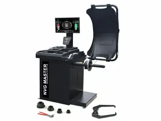 Afbalanceringsmaskine automatisk, med laser pointe