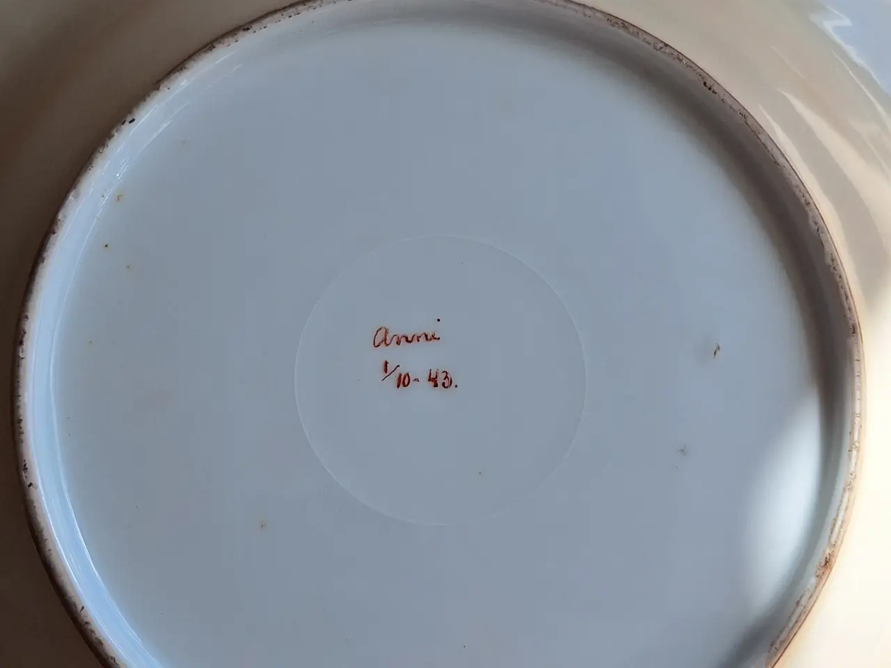 Billede 4 - Håndmalet porcelæns skål