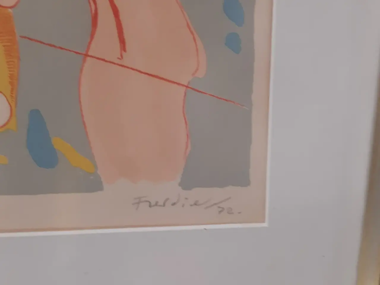 Billede 2 - Wilhelm Freddi litografi